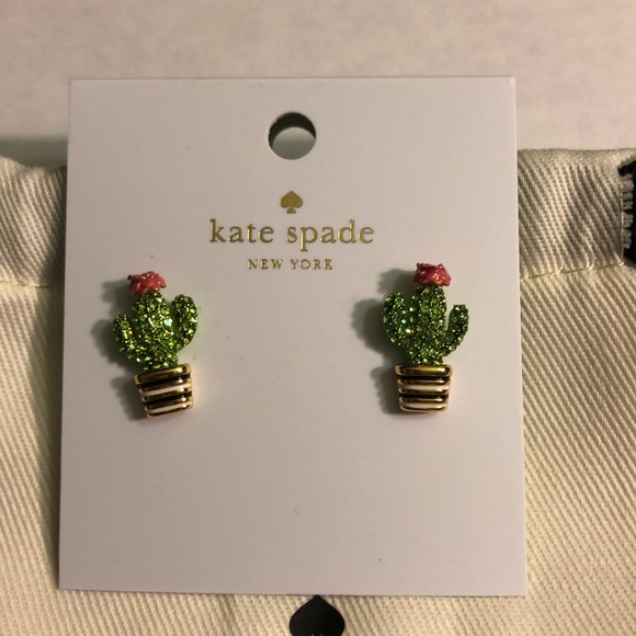 kate spade Jewelry - Kate Spade Cactus Stud Earrings